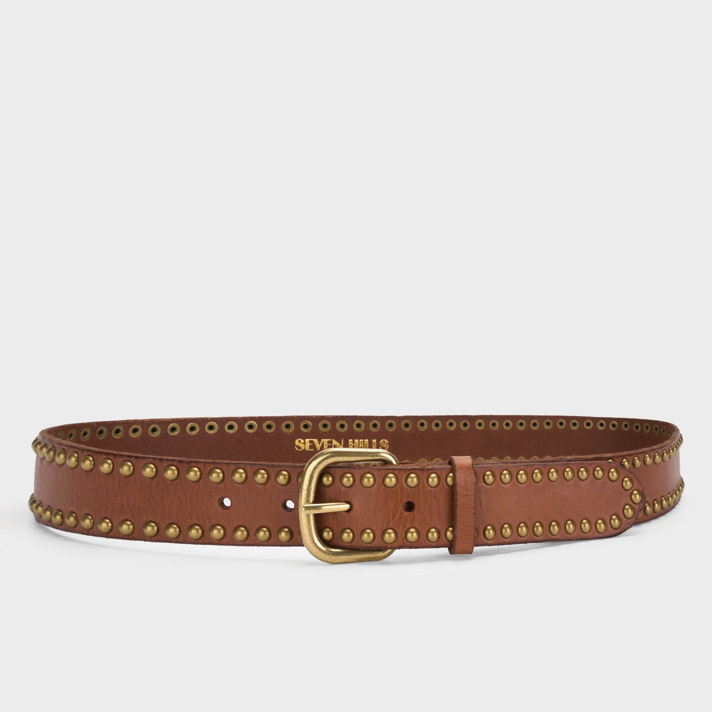 studded leather belt