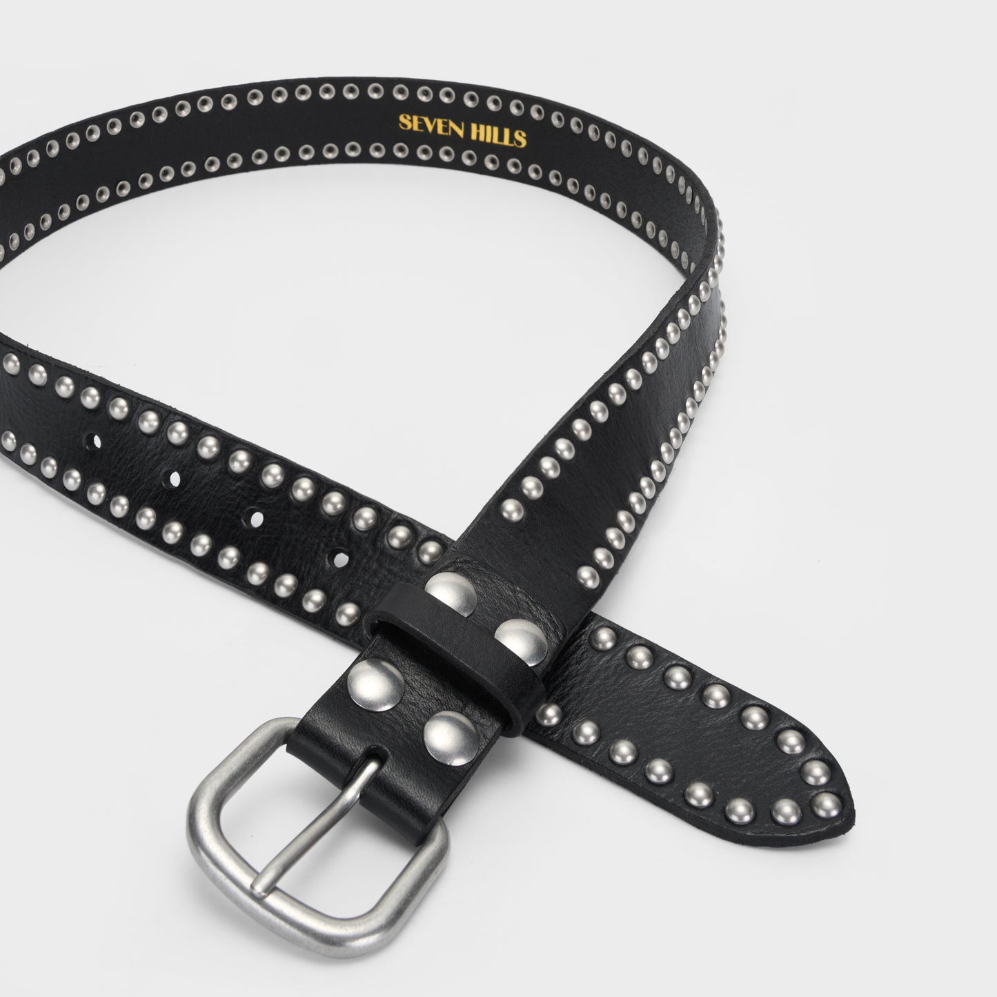 studded leather belt