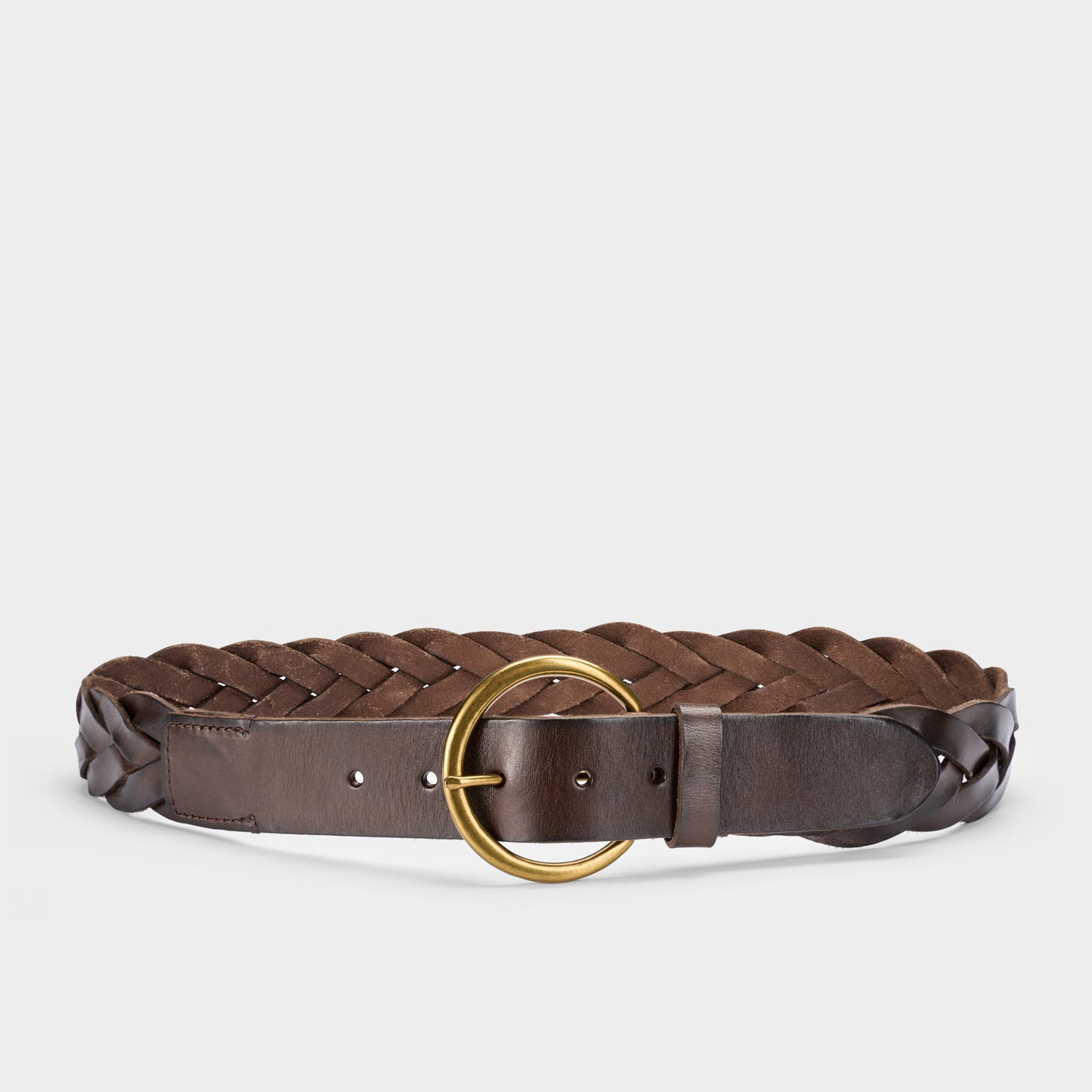 Leather Braided Belt