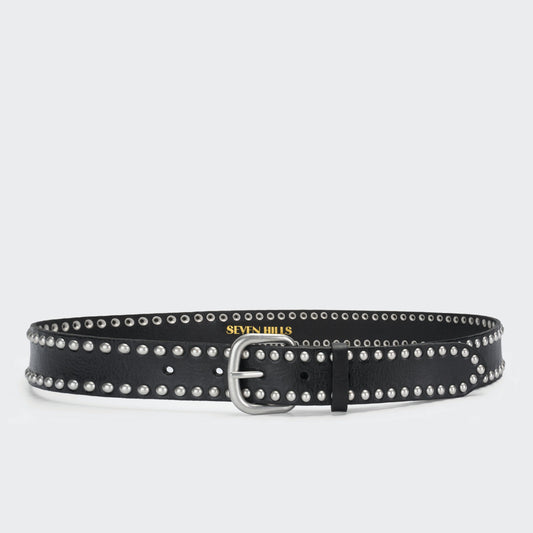 studded leather belt