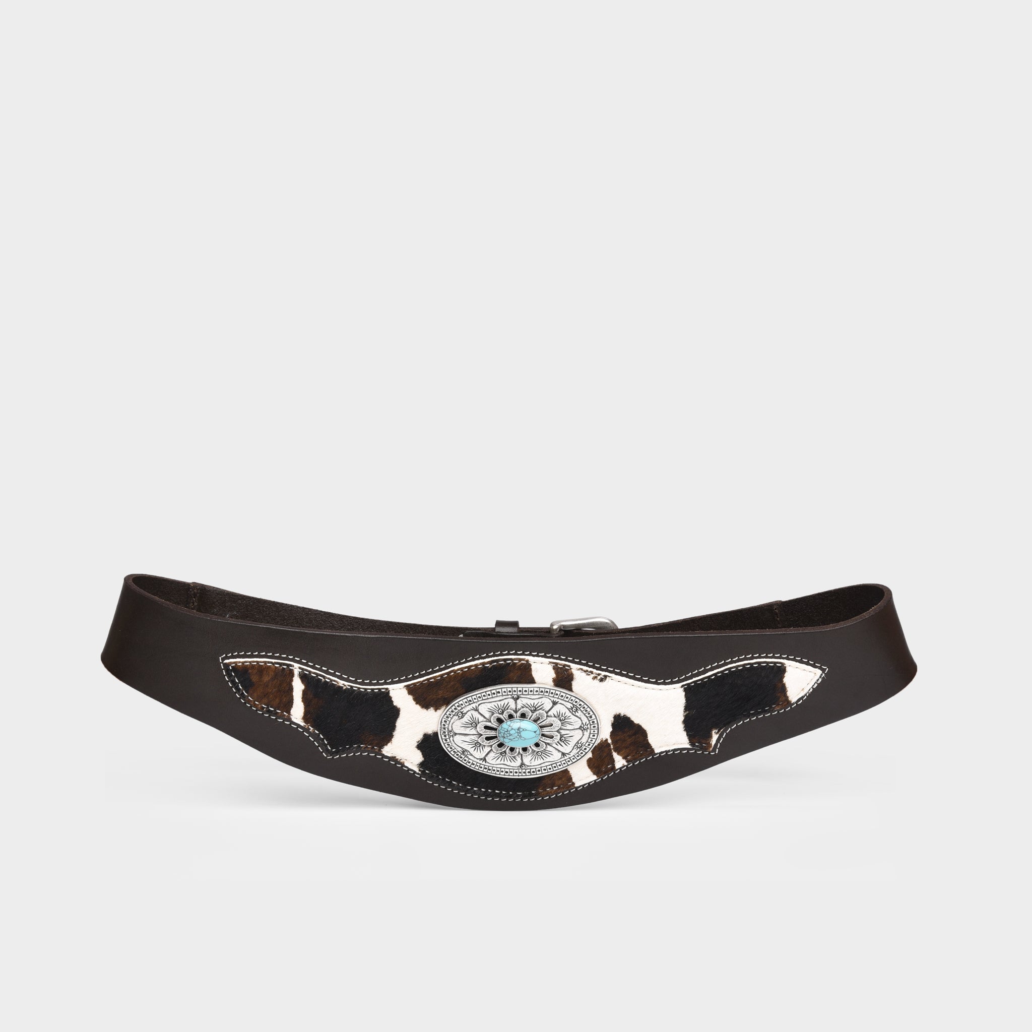 アンセム SEVEN HILLS 帯付き The Amarillo Belt | Cowhide & Turquoise Waist Belt | Seven Hills